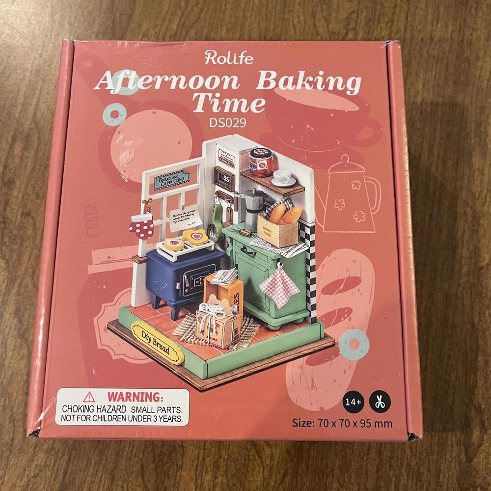 Rolife Afternoon Baking Time DIY Miniature House Model Kit - DS029 NEW SEALED